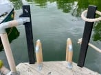 Ladder into the lake Ladder into the lake